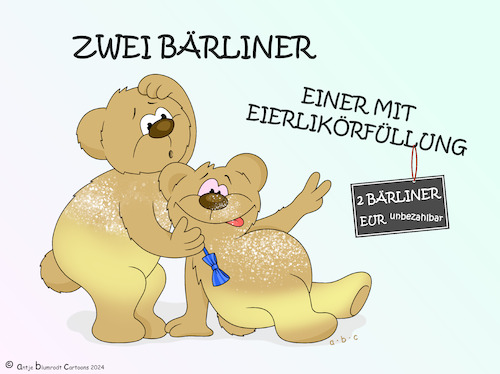 Cartoon: Bärliner (medium) by a-b-c tagged alaaf,fasching,fassenacht,feier,feiertag,jahreszeit,jeck,kamelle,karneval,konfetti,kostüm,krapfen,kölle,köln,mainz,narren,pappnase,prinzen,prinzenpaar,rosenmontag,veilchendienstag,berliner,eierlikör,pfannkuchen,kreppel,alaaf,fasching,fassenacht,feier,feiertag,jahreszeit,jeck,kamelle,karneval,konfetti,kostüm,krapfen,kölle,köln,mainz,narren,pappnase,prinzen,prinzenpaar,rosenmontag,veilchendienstag,berliner,eierlikör,pfannkuchen,kreppel