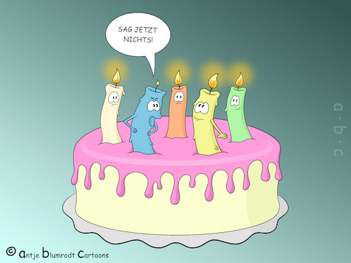 Cartoon: Candle-Leid (medium) by a-b-c tagged kuchen,torte,gebäck,sahne,geburtstag,bäcker,essen,süßwaren,lecker,kerze,hell,intelligenzquotient,intelligenz,spruch,kuchen,torte,gebäck,sahne,geburtstag,bäcker,essen,süßwaren,lecker,kerze,hell,intelligenzquotient,intelligenz,spruch