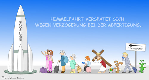 Cartoon: Himmelfahrt (medium) by a-b-c tagged christi,himmelfahrt,vatertag,feiertag,vater,mann,männer,bier,trinken,alkohol,feiern,rakete,ariane,himmel,raumfahrt,reise,weltraum,urlaub,jesus,kreuz,christi,himmelfahrt,vatertag,feiertag,vater,mann,männer,bier,trinken,alkohol,feiern,rakete,ariane,himmel,raumfahrt,reise,weltraum,urlaub,jesus,kreuz