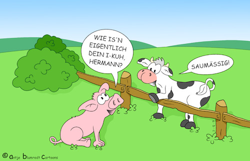 Cartoon: Sau-schlau (medium) by a-b-c tagged intelligenzquotient,test,ergebniss,intelligenz,fähigkeit,schlau,durchschnitt,hochbegabt,schwein,kuh,tier,intelligenzquotient,test,ergebniss,intelligenz,fähigkeit,schlau,durchschnitt,hochbegabt,schwein,kuh,tier