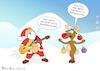 Cartoon: Fröhliche Weihnachten! (small) by a-b-c tagged weihnachten,santa,claus,weihnachtsmann,winter,heiligabend