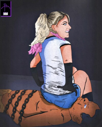 Cartoon: Alexa Bliss in Mistresstopia (medium) by Mistresstopia Fans tagged mistresstopia,alexa,bliss,art