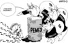 Cartoon: los verdaderos Defraudaores (small) by JAMEScartoons tagged corrupcion,pemex,fraude