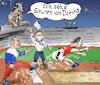 Cartoon: Spuren von Doping (small) by Back tagged doping,wada,athletik,weitsprung,sport,leichtathletik,rekorde
