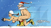 Cartoon: Santa Claus (small) by JARO tagged santa claus winter christmas xmas