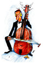 Cartoon: The Power of Music (small) by JARO tagged music,black,humor