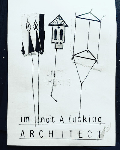 Cartoon: Architect (medium) by Unsponsoredartist tagged architect