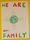 Cartoon: AMI  FRIEND  one family (small) by skätschup tagged amigos,ami,freunde,friends,we,are,all,humans,on,our,home,planet