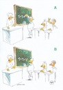 Cartoon: Mathematics lesson (small) by Czeslaw Przezak tagged school,math2022