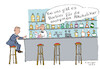 Cartoon: Bier in Bar (small) by Wackelpeter tagged bar,anoyme,alkokoliker,barzahlung