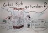 Cartoon: Am Bücherschrank (small) by TomPauLeser tagged am,bücherschrank,newsletter,buchschrank,handy,email,buch