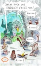 Cartoon: Ayran Ayran (small) by TomPauLeser tagged ayran,höhle,steinzeit,prähistorisch,neandertaler,dino,dinosaurier,ei,eier,eilerlegen,ostern,osterei,knüppel,feuerstelle