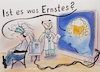 Cartoon: Da staunt die Wissenschaft (small) by TomPauL tagged bier,arzt,gehirn,gehirnstrom,ekg,screen,gedanke,lieblingsgetränk