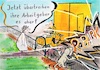 Cartoon: Viel Arbeit (small) by TomPauLeser tagged viel,arbeit,elektrobike,bike,fahrrad,ebike,postebike,post,briefträger,kastenwagen,emobil