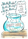 Cartoon: Viel erlebt (small) by TomPauLeser tagged fische,aquarium,goldfisch,kampffisch,clownfisch,schrank,sideboard,blasen,wasserblasen,luftblasen