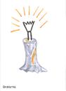 Cartoon: candle light bulb (small) by Seydi Ahmet BAYRAKTAR tagged candle,light,bulb