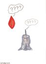 Cartoon: Where is the fire of the candle (small) by Seydi Ahmet BAYRAKTAR tagged where,is,the,fire,of,candle