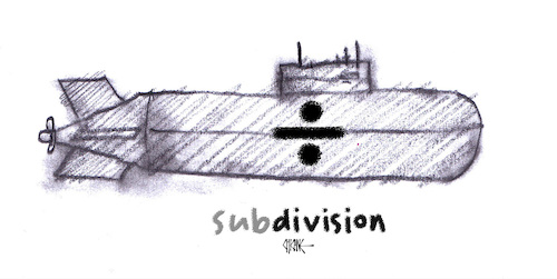 Cartoon: subdivision (medium) by chicane tagged math2022