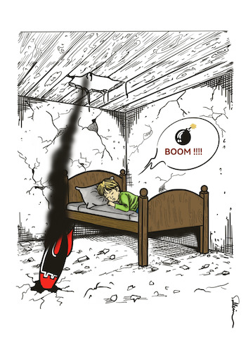 Cartoon: Children In War (medium) by sally cartoonist tagged children,war,conflicts,politicians,cartoon,caricature,newspapers,magazines,children,war,conflicts,politicians,cartoon,caricature,newspapers,magazines