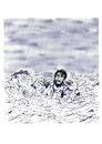 Cartoon: In the sea (small) by sally cartoonist tagged meer,sea,international,youth,immigration,magazine,newspaper,caricature,karikatur