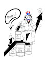 Cartoon: Petrol (small) by sally cartoonist tagged international,political,economy,finances,environment,politicians,energy,conflicts,war,usa,petrol,magazine,book,newspaper,caricature