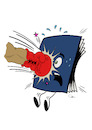 Cartoon: The Book (small) by sally cartoonist tagged book,learning,education,science