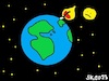 Cartoon: Explosiv Earth... (small) by Stümper tagged bombe,weltgeschehen,erde,weltall,universum,kriege,konflikte,weltgeschichte