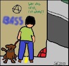 Cartoon: Gassi gehen... (small) by Stümper tagged gassi,gehen,hund,pinkeln,mann,mensch,tier
