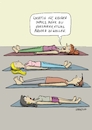 Cartoon: Resilienz (small) by SandraNabbefeld tagged cartoon,humor,satire,yoga,gelassenheit,gesellschaft,klima,klimawandel,krisen,wahlen,veränderung,veränderungen,resilienz,vulnerabilität,überforderung,weltschmerz,politik,innenpolitik,aussenpolitik,regierung,wegsehen,kümmern,ignoranz,übersehen,blind,blindheit,egoismus,egozentrisch,erschöpfung,handlungsunfähig,paralysiert,sandranabbefeld,nabbefeld,nabbefeldcartoon,cartoonlobby,rheinischehumorverwaltung