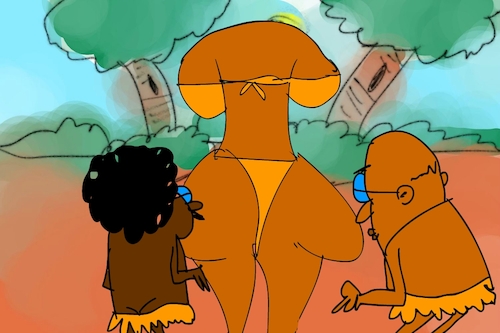 Cartoon: banana issue part6 (medium) by sal tagged cartoon,sal