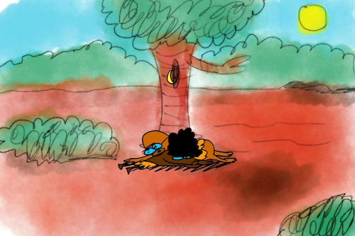 Cartoon: banana issue part3 (medium) by sal tagged cartoon,sal