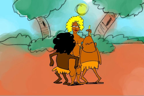 Cartoon: banana issue part4 (medium) by sal tagged cartoon,sal