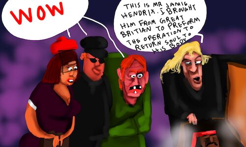 Cartoon: THE HELL WITH WIZARD (medium) by sal tagged cartoon,comic,story,board,the,hell,with,wizard