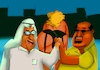 Cartoon: LOVERS COMPETITOR (small) by sal tagged cartoon