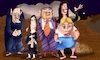 Cartoon: The addams family (small) by sal tagged the,addams,family,cartoon