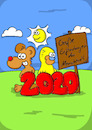 Cartoon: Kalender 2020 (small) by Schrangel tagged erfindungen,kalender,januar,februar,märz,april,mai,juni,juli,august,september,oktober,november,dezember