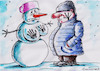 Cartoon: man (small) by Siminoga Vadim tagged winter,snow,maiden,sex,chest,men