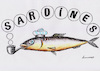 Cartoon: Sardinen (small) by Siminoga Vadim tagged fisch,natur,wasserelement