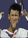 Cartoon: Novak Djokovic (small) by sanakym tagged sport,tennis,novak,djokovic,serbia