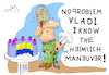 Cartoon: Heimlich Maneuver (small) by pefka tagged putin,prigoschin,war,ucraine,ukraine