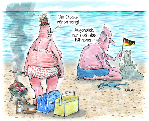 Deutsche Strandurlauber Deutsche Strandurlauber