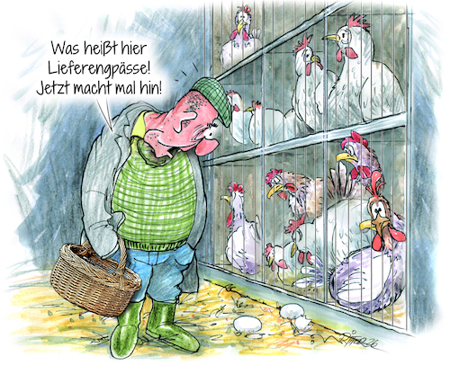Cartoon: Oster (medium) by Ritter-Cartoons tagged ostereier,pressekarikaturen,und,cartoons,ritterkarikaturen,von,berthold,ritter,ostereier
