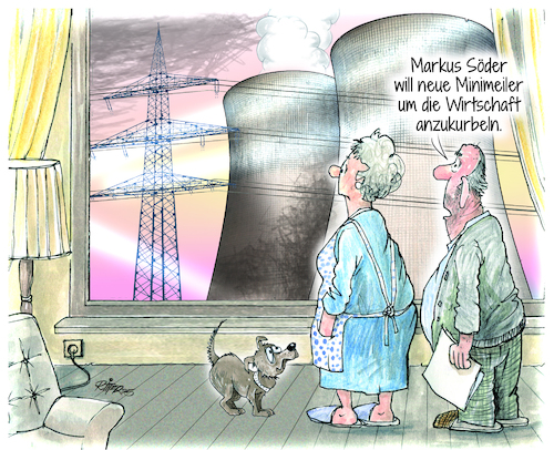 Cartoon: Söders Minimeiler (medium) by Ritter-Cartoons tagged markus,söder,berthold,ritter,cartoons,pressekarikatur,karikaturen,pressezeichnung,markus,söder,berthold,ritter,cartoons,pressekarikatur,karikaturen,pressezeichnung