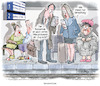 Cartoon: Bahnstreikende (small) by Ritter-Cartoons tagged bahnstreikende