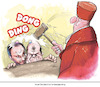 Cartoon: Ding Dong (small) by Ritter-Cartoons tagged holzhammernarkose