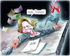 Cartoon: Hallo Donald (small) by Ritter-Cartoons tagged ursula,und,der,zolldeal