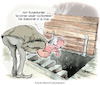 Cartoon: Scholz Abgetaucht (small) by Ritter-Cartoons tagged kanzler,ohne,eier