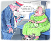 Cartoon: Sitzplatzreservierung (small) by Ritter-Cartoons tagged deutsche,bahn,sitzplatzreservierung,pressekarikaturen,und,cartoons,ritterkarikaturen,von,berthold,ritter