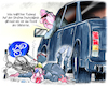 Cartoon: SUV gegen Radler (small) by Ritter-Cartoons tagged verkehrstote,auf,deutschen,straßen,radfahrer,gesetzte,verkehrsregel,mehr,schutz,für,pressekarikaturen,und,cartoons,ritterkarikaturen,von,berthold,ritter