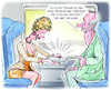Cartoon: Telefonitis (small) by Ritter-Cartoons tagged volkskrankheit,handy,neurose